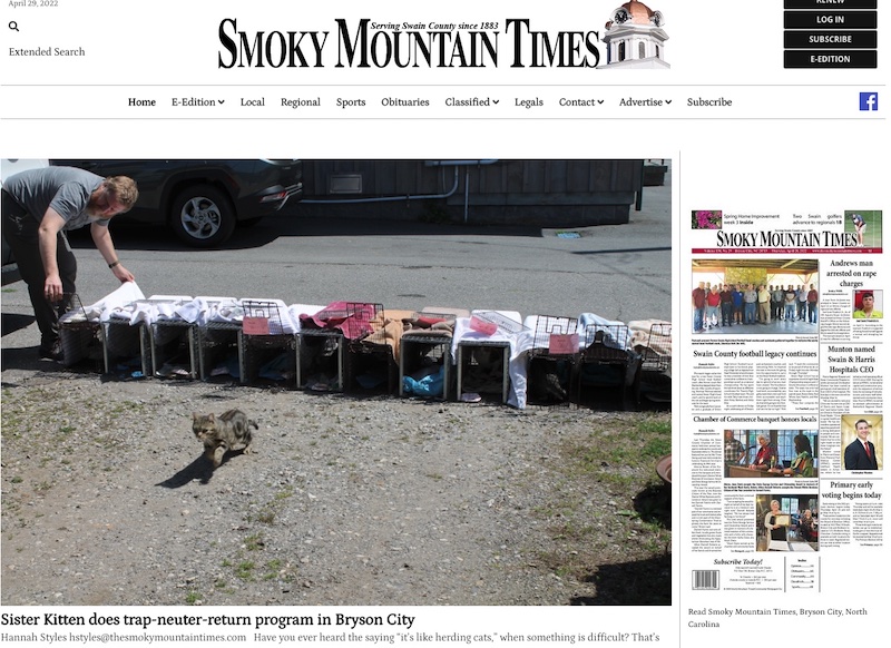 2022 Smoky Mountain Times Article